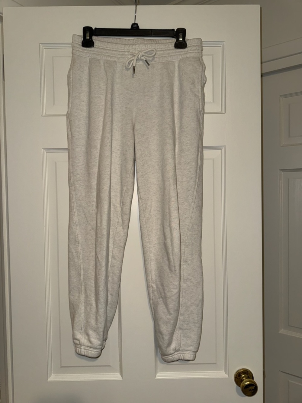 aerie Women’s Heather Light Gray Drawstring Joggers